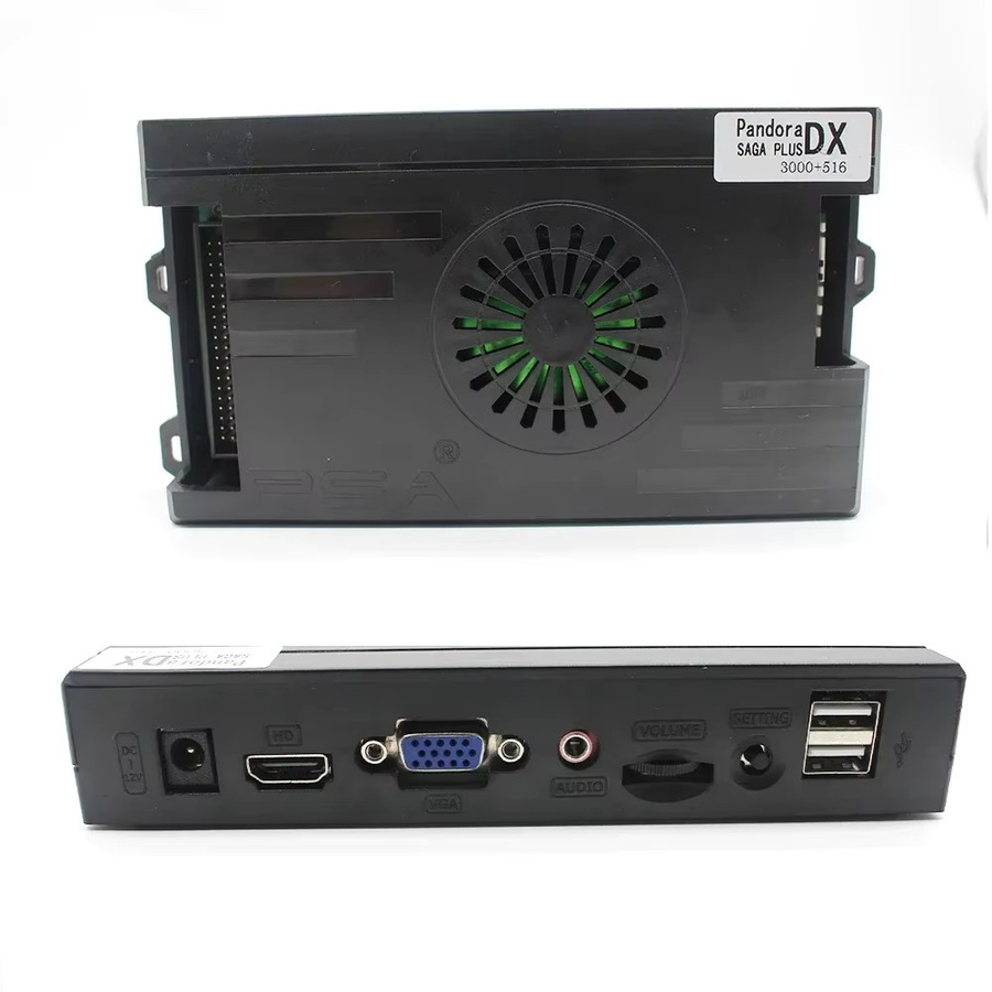 Pandora Saga DX Plus 3000 Arcade-Automaten im Cocktail-Design mit 816 Spielen, 3-seitiges Gehäuse, Arcade-PCB, Jamma Pandora Box und USB-Trackball mit CRT-Monitor - Bild 4
