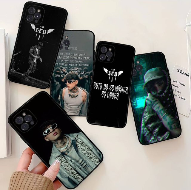 C.R.O Crocraxker Rapper Handyhülle für iPhone 11 bis 17 Pro Max Plus, Schwarz - Bild 1