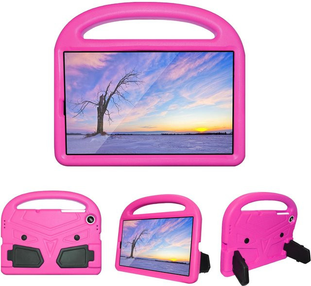 Weiche EVA-Schutzhülle für Kinder mit Cartoon-Spatzen und Ständer für Lenovo Tab M10 HD 2. Gen TB-X306F TB-X306X 10,1 Zoll in Pink - Bild 1
