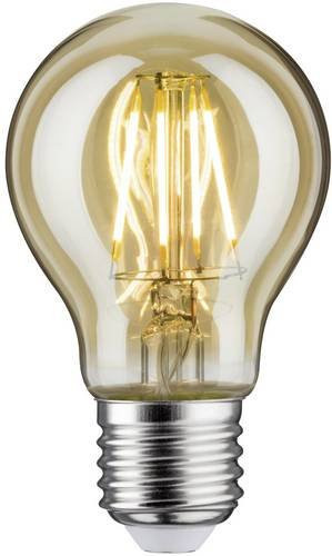 Paulmann LED Glühlampe E27 Gold/Messing Transparent 4,7W Warmweiß Ø 60 mm x H 106 mm - Bild 1