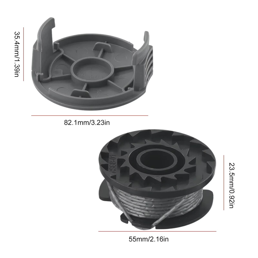 Bosch Fadenspule und Abdeckung für Easy Grass Cut 23 26 18 230 260 26 - Bild 3