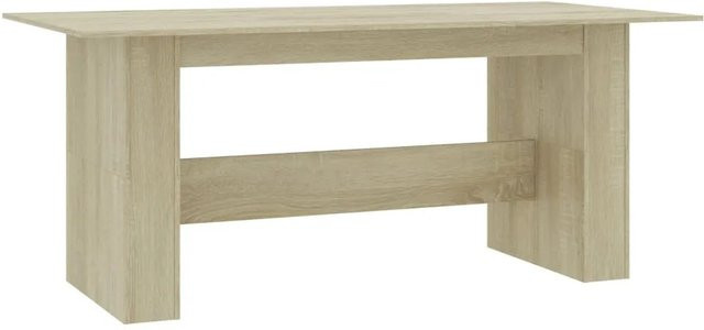 vidaXL Esstisch in Sonoma-Eiche, beige, B/T/H: 180 x 90 x 76 cm - Bild 1