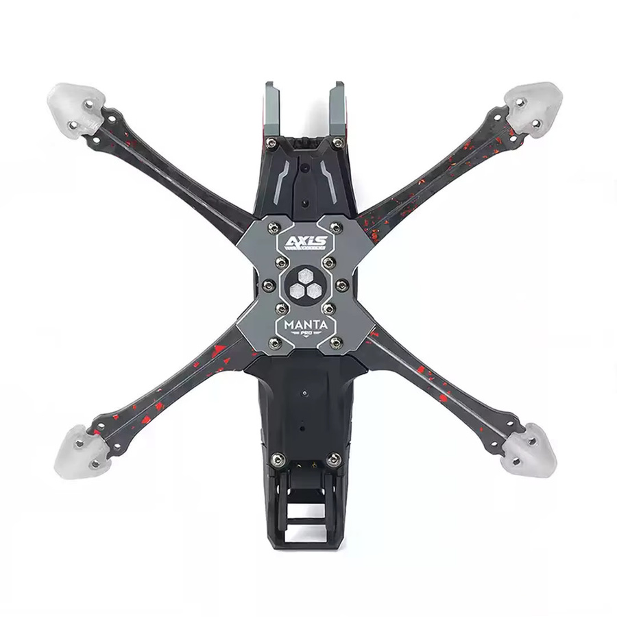 Axisflying Manta 5 Pro Wide X 5 Zoll 6S FPV-Rahmensatz in Schwarz mit 226,5 mm Radstand für RC FPV Freestyle Drohnen und 2207-Motoren - Bild 2