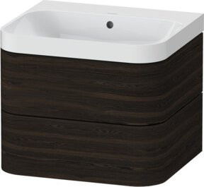 Duravit Möbelwaschtisch Happy D.2 Plus in Weiß mit 2 Schubladen, B/T: 57,5 x 49 cm - Bild 1