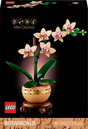 LEGO Botanicals Mini-Orchidee 10343 mehrfarbige Dekoration aus Kunststoff