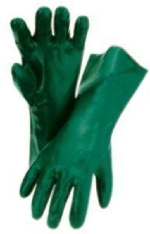 Ekastu 381 660 Chemikalienhandschuhe aus Polyvinylchlorid in Grün, Größe XL, nach EN 374-1:2017-03 Typ A und EN 374-5:2017-03 - Bild 2