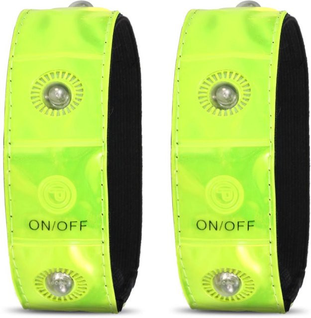 Reflektierendes Armband, LED, gelb - Bild 1