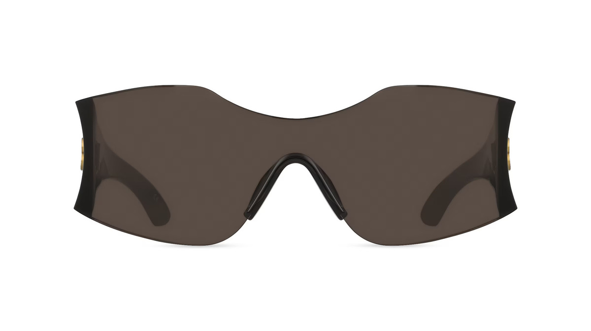 Balenciaga BB0292S Sonnenbrille Butterfly, Vollrand, Kunststoff, Unisex, grau - Bild 1