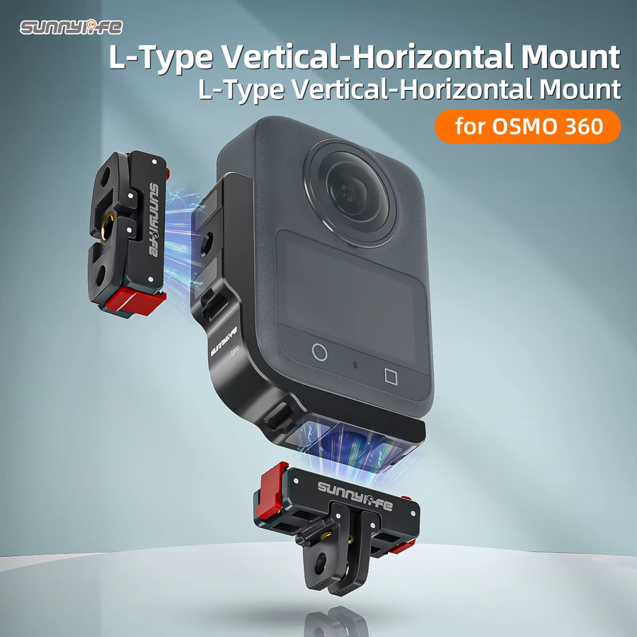DJI Osmo 360 Zubehör-Set in Schwarz mit Gehärtetem Glas, Metallkäfig, Saugnapf-Windschutzscheibenhalterung, Aufbewahrungstasche und Schnellwechseladapter - Bild 3