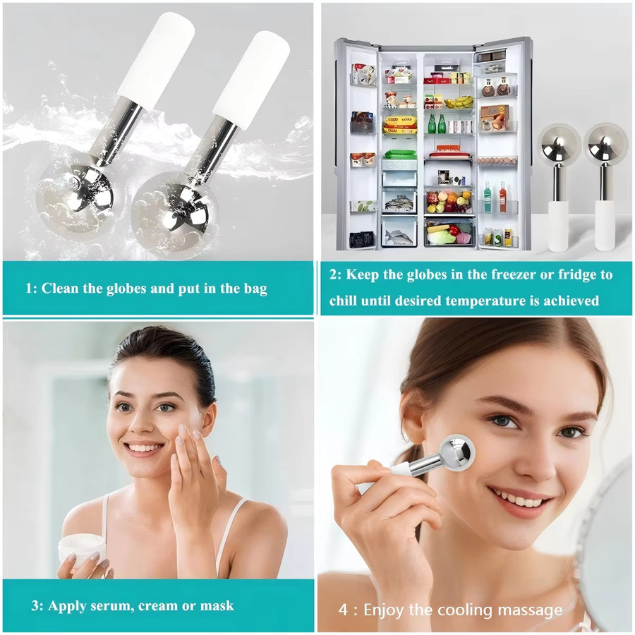 VIMYSHOW Eiskugeln für Gesicht und Augen, Unisex - Bild 2