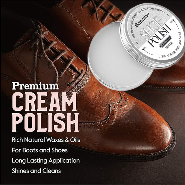 Universelles Schuhcreme-Set mit Lederreiniger, Spülung und Wasserproofer zur Farbwiederherstellung für Schuhe, Stiefel und Taschen - Bild 1