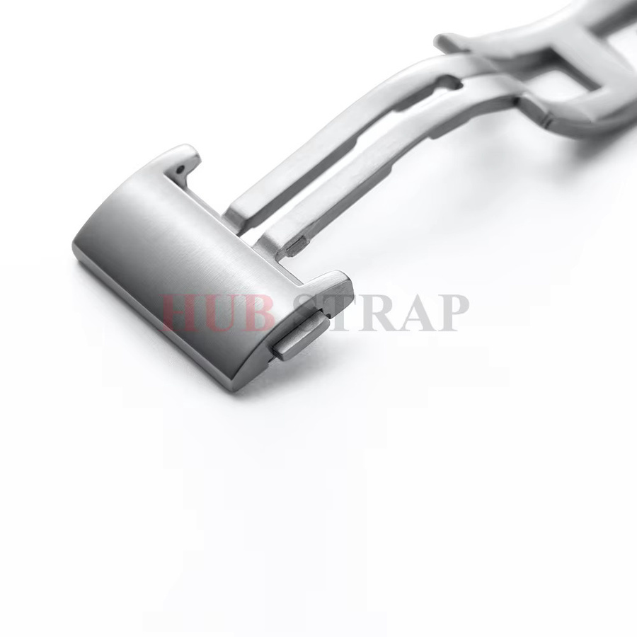 Uhrenarmband Verschluss Edelstahl, Silber, 20mm 22mm, Unisex - Bild 1