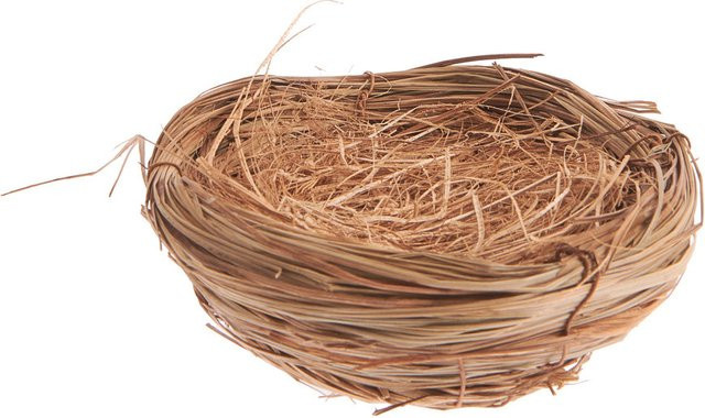 Rico Design Naturnest mit Gras in Braun, Durchmesser: 10 cm - Bild 1
