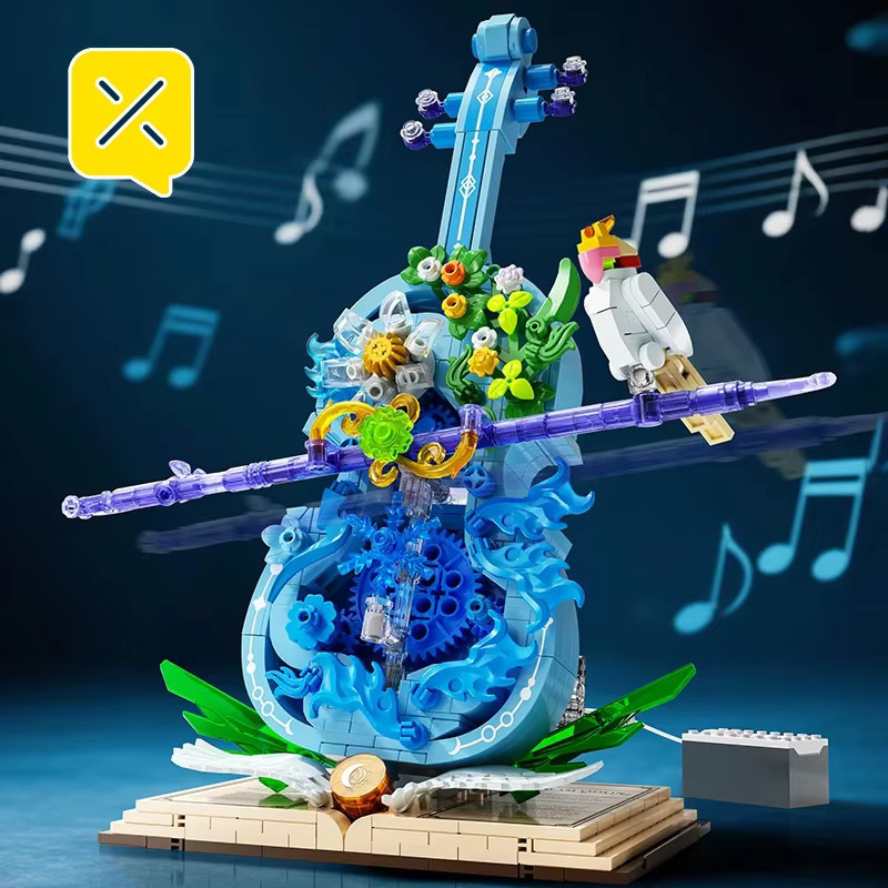 TOYLINX Violine Ziegel Kit, Musik, 783 Teile - Bild 3