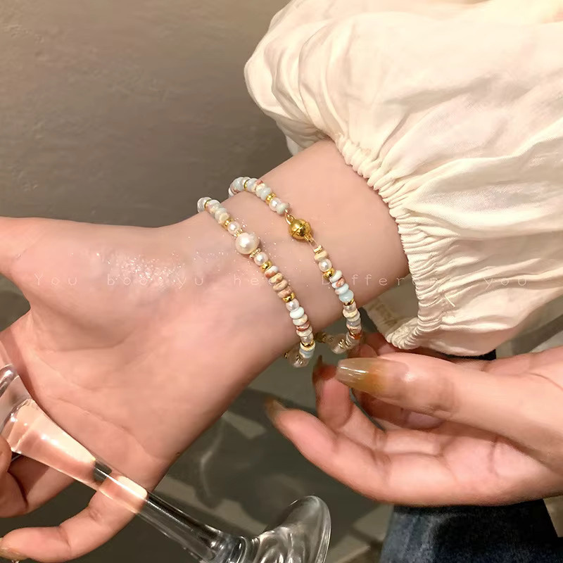 Minar Armband, Perle, Gold, Vintage, Damen - Bild 2