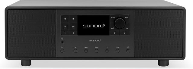 Sonoro DAB+ Internetradio Primus SO-3410-100-MBB schwarz matt - Bild 1