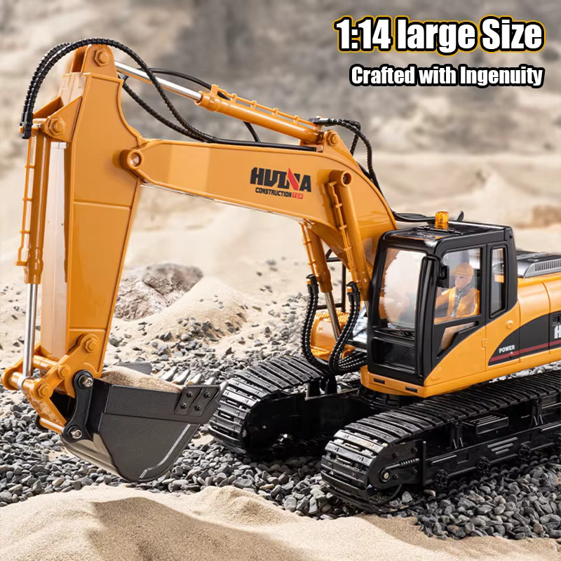 Huina 1535 RC Bagger, ferngesteuerter LKW, 1:14, mit Lichtern - Bild 3