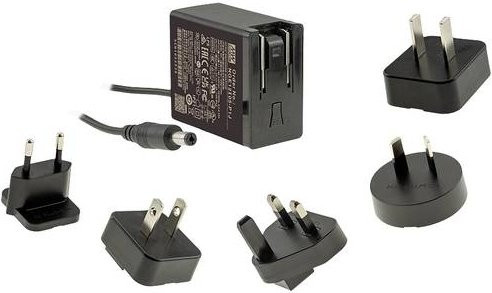 Mean Well NGE12I09-P1J Steckernetzteil Schwarz 9 V/DC 12W mit Barrel-Plug - Bild 1