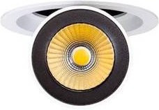 Brumberg LED-Einbauleuchte Silber rund mit 15W Warmweiß - Bild 1