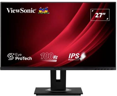 Viewsonic VG2748A-2 LED-Monitor 27 Zoll Full HD IPS Display Schwarz/Silber mit HDMI und DisplayPort - Bild 1
