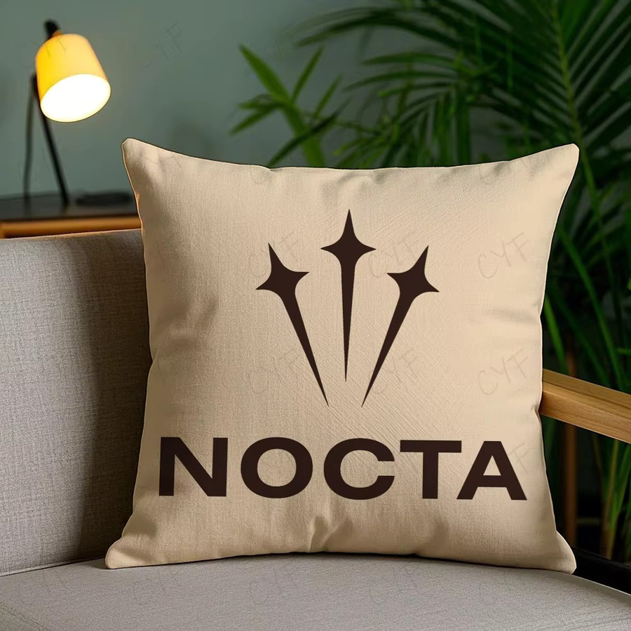 Nocta Fashion Luxus Kissenbezug aus Plüsch in Beige mit Sternen-Design, Breite: 40 cm, Breite: 40 cm - Bild 3