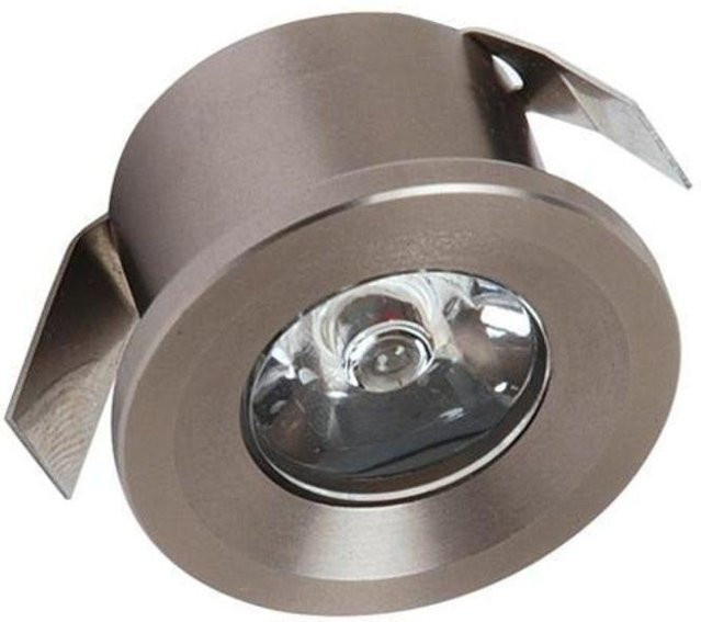 Mini LED-Einbaustrahler 1W in Mattchrom mit 4200K Neutralweiß - Bild 1