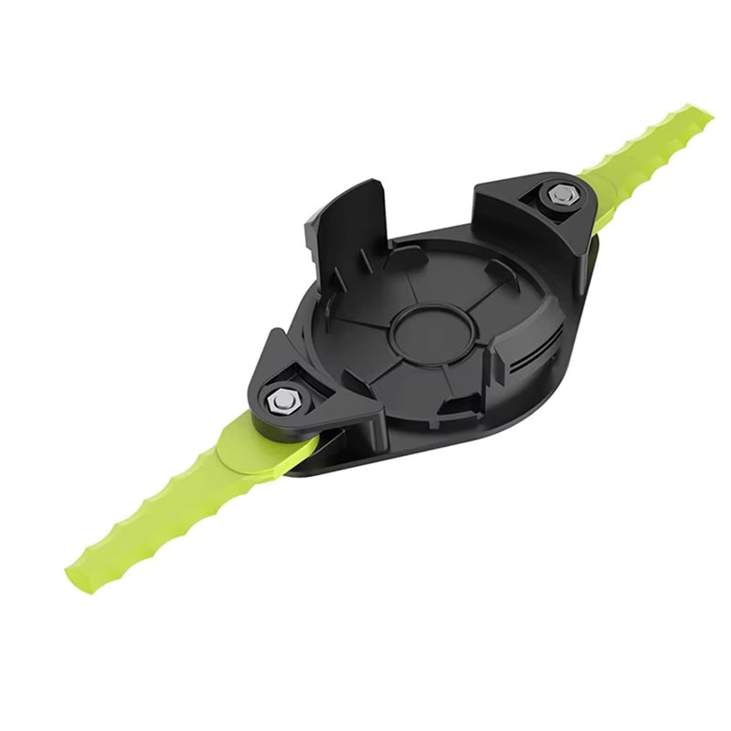 Ryobi Trimmerkopf mit 10 Kunststoff-Schnellladeklingen für 18V, 24V und 40V Modelle Ry40210 und Ry40210a in Schwarz-Grün - Bild 3