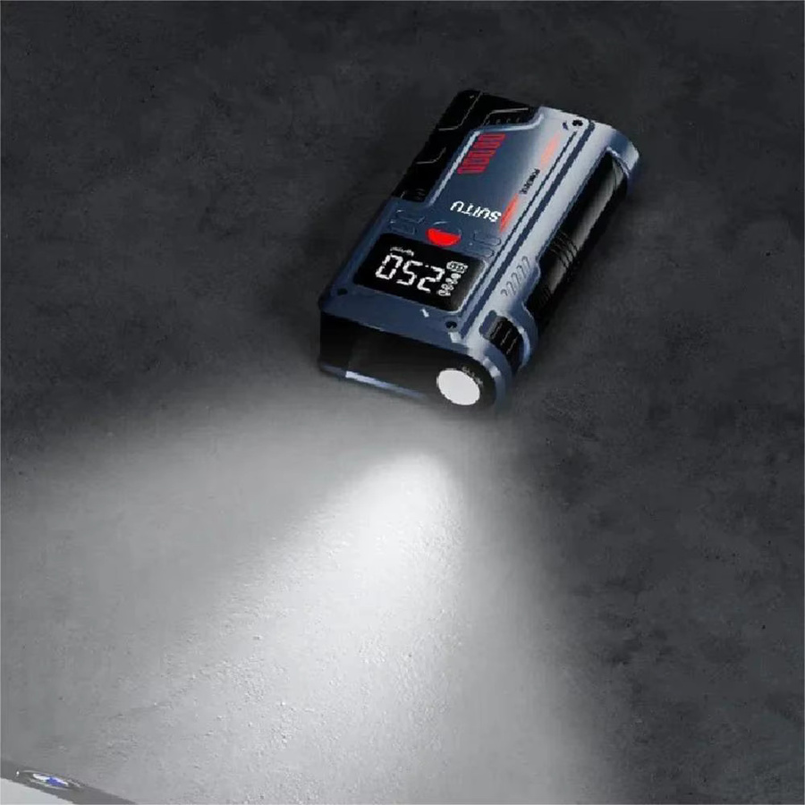Betuyoo 4-in-1 Auto-Starthilfegerät mit Luftkompressor und tragbarem Booster-Ladegerät - Bild 4