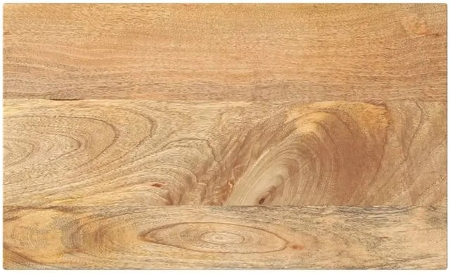 vidaXL Tischplatte aus Mango-Massivholz in Braun, B/T/H: 40 x 20 x 2,5 cm - Bild 1