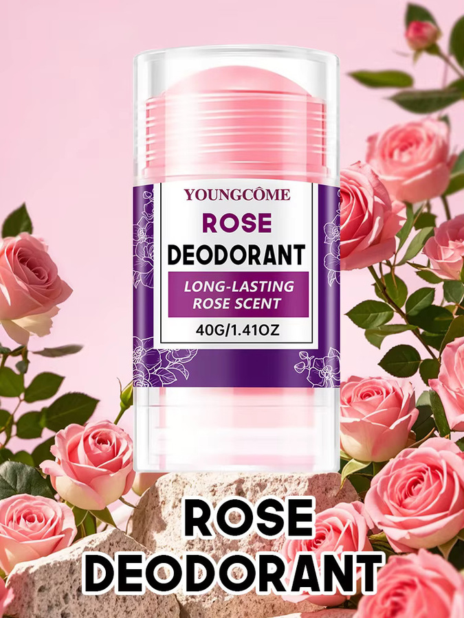 YOUNGCOME Deodorant Stick, Rose, Blumig, Unisex - Bild 6