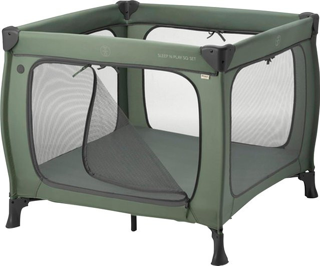 Hauck Reisebett Sleep N Play quadratisch in Grün - Bild 1