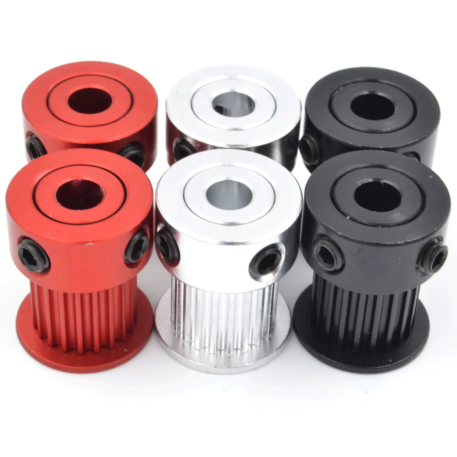 POWGE Zahnriemenscheibe 20 Zähne 2GT 2MGT für Synchronriemen mit Riemenbreite 10 mm oder 15 mm und Bohrung 5/6/6,35/8 mm - Bild 3