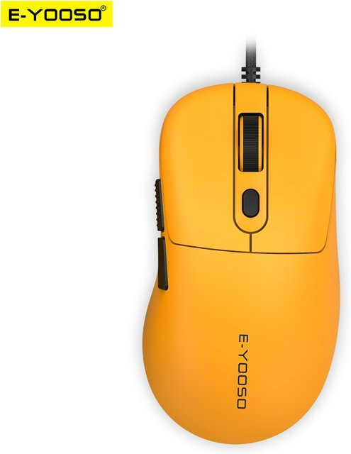 E-YOOSO X-51 USB-Gaming-Maus mit Kabel, 24000 DPI, 6 Tasten, programmierbare optische Gaming-Maus in Schwarz für PC und Laptop - Bild 1