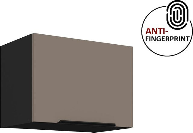 Küchen Hängeschrank ARIA Sandgrau matt mit Anti-Fingerprint-Oberfläche Breite: 50 cm - Bild 1