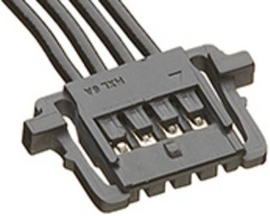 Molex Stiftgehäuse-Kabel 15131-0405 in Schwarz - Bild 1