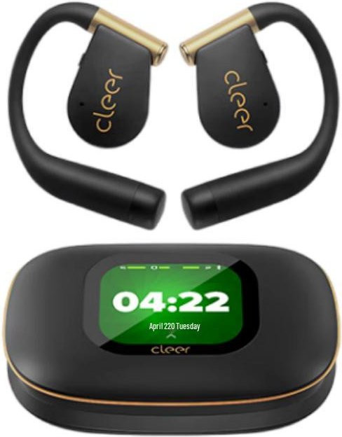 Cleer ARC 5 Lite Open-Ear Bluetooth Sport-Kopfhörer in Schwarz - Bild 1