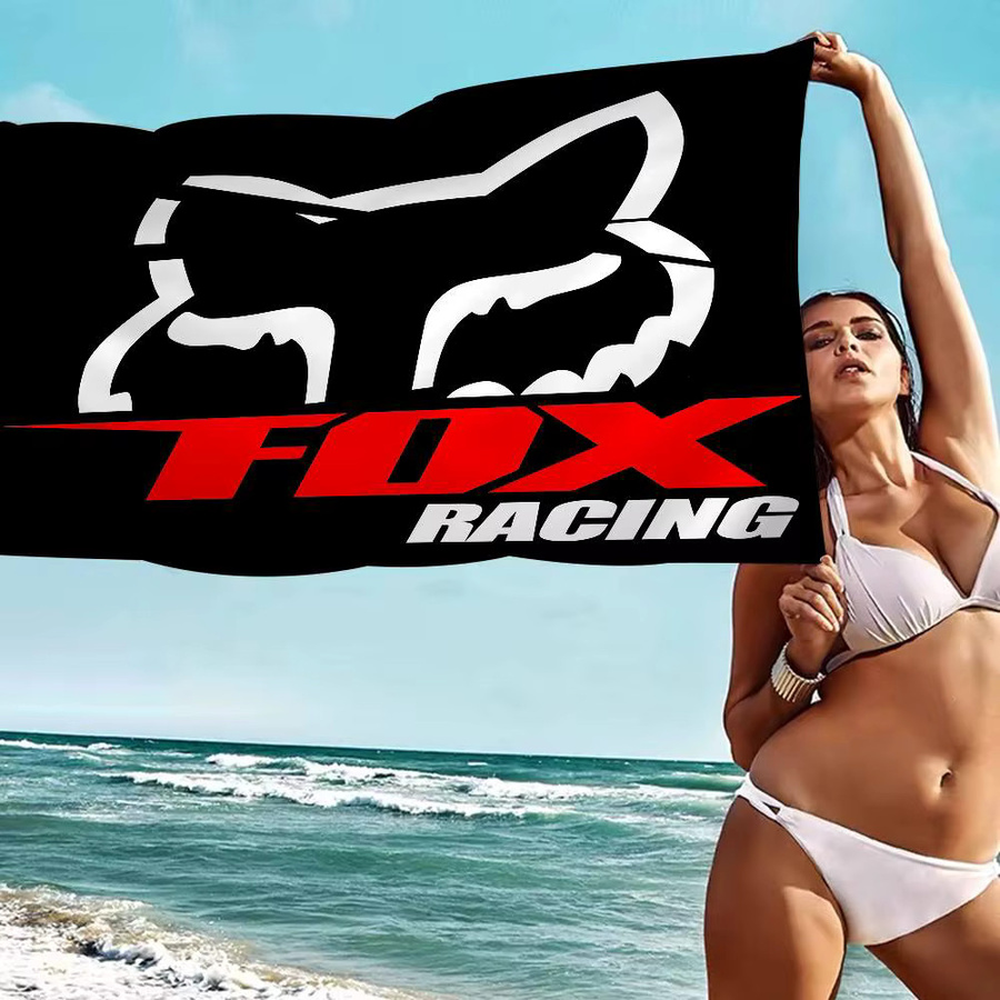 Potdemiel Mikrofaser-Strandtuch mit Racing Car Moto Grafik, schnelltrocknend und saugfähig, Unisex - Bild 4