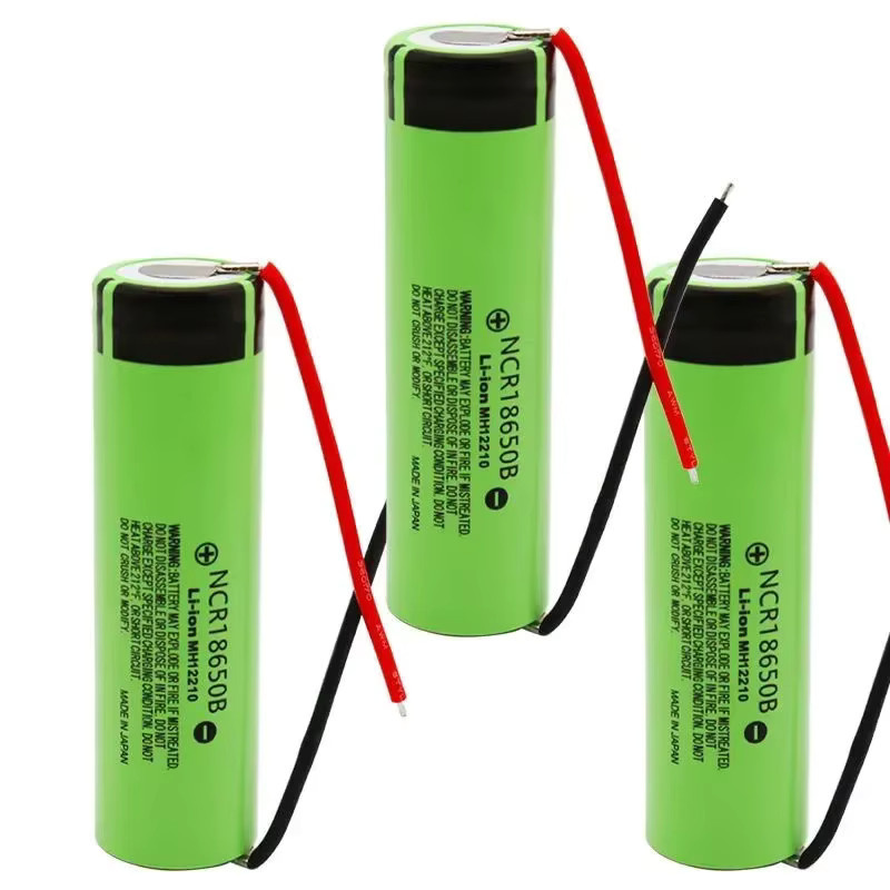 Panasonic NCR18650B Lithium-Ionen Akku 3,7 V 3400 mAh mit DIY-Kabel in Grün - Bild 2