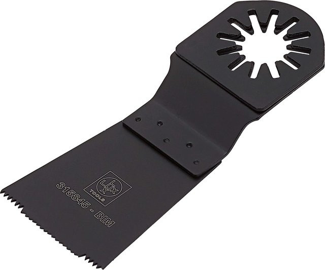 LUX-TOOLS Bimetall-Stufensägeblatt für Multitools aus Stahl, Schwarz, Durchmesser: 38 mm - Bild 1