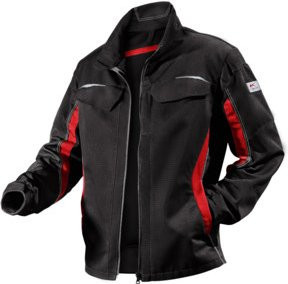 Kübler Pulsschlag Jacke Schwarz/Mittelrot Größe 40 - Bild 1