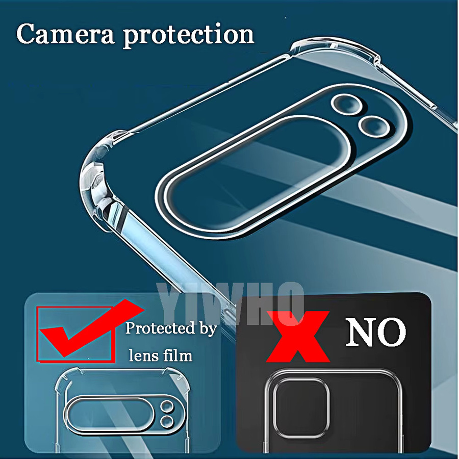 Transparente Airbag Handyhülle für Google Pixel 9 8 7 6 Pro XL 5a Stoßfeste TPU Schutzhülle - Bild 3