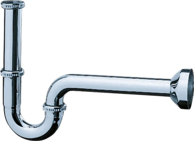Hansgrohe Röhrensiphon in Chrom mit Anschluss G 1 1/4 Zoll - Bild 1