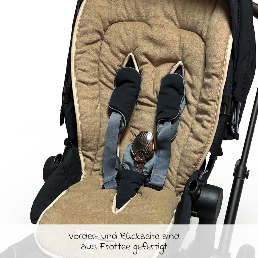 Kaiser Sommer-Einlage Terry für Kinderwagen in Butternut - Bild 3