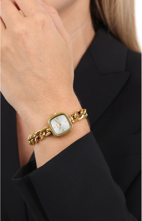 Joop! Armbanduhr Edelstahl, Gold, Quarz, Rechteckig, Damen - Bild 2