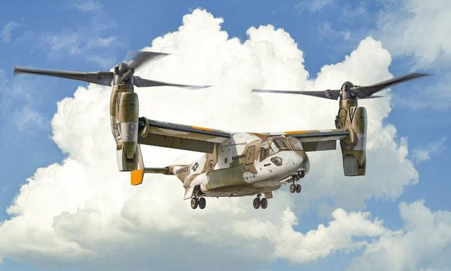 Italeri V-22 Osprey Tilt Rotor, Fahrzeuge, 1:72, Grau - Bild 1