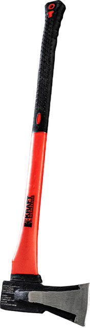Kraft Werkzeuge Spaltaxt in Rot, Gewicht: 6,5 kg, Länge: 19,5 cm, Breite: 8,2 cm, Tiefe: 2,0 cm - Bild 1