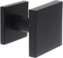 Intersteel Türknopf aus Edelstahl in Schwarz, B/B: 54 x 54 mm - Bild 1