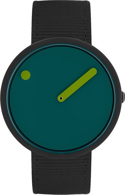 Picto Armbanduhr, Quarz, Kunststoff, Grün, 40 mm, Unisex - Bild 1