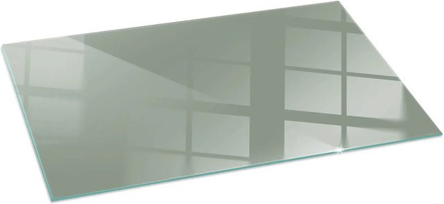 Tulup Glasplatte für Kamin in Grün, Rechteck, B: 140 cm, T: 70 cm - Bild 1
