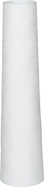 Vase Raumpoesie aus Keramik in Weiß, abstraktes Design, B/T/H: 30,0 x 30,0 x 7,5 cm - Bild 1